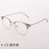 Armação de Óculos Cy58023 Tendência de Celebridade da Internet Metal Sobrancelha Óculos para Miopia Estilo Novo Pode Ser Equipado com Lentes Anti-Luz Azul
