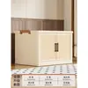 Caixa de armazenamento dobrável de grande capacidade, extra grande, recipiente de armazenamento de plástico, adequado para roupas e roupas de cama, armário de armazenamento com porta dupla