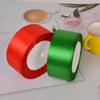 Suministro de fábrica 4cm cinta de poliéster para silla de boda respaldo cinta de satén cinta ramo flor material cinta de embalaje al por mayor