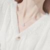 Collar BaObAo Diseño Original Plata s925 Estrella Luna Árbol de Navidad Femenino Nicho Lujo Ligero Alta Gama Regalo de Navidad