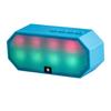 A4 LED colorido luz noturna luz Bluetooth alto-falante luminoso ao ar livre portátil alto-falante duplo subwoofer mini estéreo