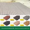 Piso de madeira compósita para uso externo, piso externo co-extrudado para terraços, varandas, pátios, jardins em telhados, quintais e piso de madeira-plástico anticorrosivo