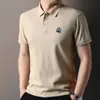 Hengyuanxiang Camiseta 100% Algodão Manga Curta Masculina Verão 2025 Nova Camiseta Elegante Camiseta Masculina Roupas Masculinas Tendência