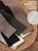 Calça base feminina Wuli Bu 2026 inverno novo canelada justa quente com forro de veludo armazenamento de calor antiderrapante