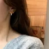 Brincos de Prata Esterlina S925 Tiqi Estilo Coreano Elegante Liso Gota d'Água para Mulheres, Pequenos Brincos Versáteis de Zircônia Gota de Chuva Simples para o Dia a Dia