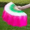 Abanico Danza del Abanico Accesorios de Performance para Danza del Abanico Niños Yangko Baile Cuadrado Doble Cara Un Par de Manos Izquierda y Derecha Leften