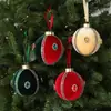 Direto do fabricante: Pingentes decorativos de bola de Natal multicoloridos criativos, bola única wrap de tecido para vitrine de Natal DIY