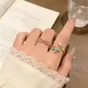 Anel de Pônei Colorido Esmaltado para Mulheres, Fofo e Estiloso, Design de Nicho, Anel da Fortuna Instantânea, Toque de Luxo Leve e Sofisticado
