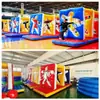Modelo de Atrezo Divertido Grande Destacado Rábano Inflable Juego de Tetris de Arrancar Carrera de Obstáculos