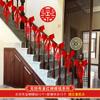 Decorações para Corrimão de Escada com Palavras de Casamento, Decoração de Quarto de Casamento, Decorações Penduradas de Guirlanda de Casamento, Decorações para Escada Rolante, Artigos para Casamento