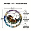 Colección serie mundo animal temu transfronteriza directa de fábrica colgante de disco acrílico decorativo colorido para interior y exterior