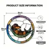 Directo de Fábrica Transfronterizo Temu Serie Mundo Animal Colección Colgantes de Disco Acrílico Coloridos Decorativos para Interiores y Exteriores