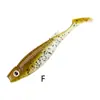 Micro Luya cor dupla cauda T Luya isca macia inseto macio Luya isca artificial inseto macio refletivo peixe mandarim buraco negro boca torta