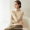 Ropa de Otoño e Invierno Lista para Usar Primera Línea Suéter de Punto 100% Cachemira Pura para Mujer con Cuello de Pelo Aspecto Adelgazante
