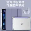 Funda protectora adecuada para iPad 2021 con ranura para lápiz de 10.2 pulgadas, 5ª 8ª generación, funda Air 4, Air 3 de 10.9 pulgadas, bolsa de aire antichoque
