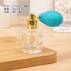 Frasco de Perfume Transparente com Ponto, Frasco de Vidro para Perfume com Borrifador de Air Bag Retrô, Frasco de Perfume Exquisito com Diamante, Frasco de Aromaterapia