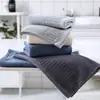 Toalla de Algodón para Lavado Facial con Rayas Verticales Lisas Regalo Suave para la Empresa Bienestar del Empleado Toalla de Algodón Toalla Facial Rayada Envío Directo
