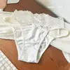 Venda Direta de Fábrica Estilo Puro Desejo Transfronteiriço Tanga Feminina de Cintura Baixa Renda Fina Confortável Laço Roupa Íntima Feminina