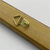 Estudio fotográfico de pared 763 con hebilla de aro triangular para colgar películas, pintura de pared, metal, un solo orificio, aro pequeño, gancho para marco de fotos