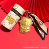 Colección Año Nuevo del Cordero: Colgante de Bolsa de Oveja Pequeña con Llavero de Bolso Cubo Estampado, Adorno de Bolsa de Almacenamiento Mini al por Mayor