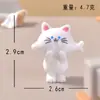 Figuritas de gato siamés azul, diminutas y adorables - perfectas para decoraciones de bricolaje, accesorios y como pequeños adornos de escritorio