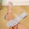 Sandalias Planas de Verano 2026, Estilo Coreano Nuevo, Tira Fina, Tacón Bajo, Cómodas, Versátiles, Elegantes, Sandalias de Mujer con una Sola Tira de Gamuza