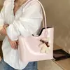Bolso Portátil de Moda de Gran Capacidad para Mujer 2026 Primavera Nuevo Bolso de Hombro para Clase y Viajes Versátil Bolso Tote