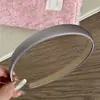 Faixa de Cabelo Fina de Cetim Estilo Coreano para Mulheres Faixa Versátil para Saída Presilha de Cabelo Retrô Francesa Veludo de Pele de Veado Antiderrapante Acessório de Cabeça Estilo Hong Kong