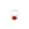 Conjunto de tres piezas de joyería transfronteriza europea y americana con colgante, pendientes, anillo y diamantes, traje de decoración nupcial de moda.