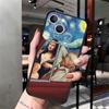 Capa de telefone com escultura de paródia para iPhone15 aplicável