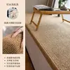 Lavável à Máquina Tapete para Janela de Juta Sintética Tapete para Peitoril de Janela Estilo Japonês Todas as Estações Tatami Quarto Principal Almofada de Assento para Varanda Fixa