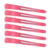 Pasador de belleza clip sin costuras pasador para cortar el pelo pasador de posicionamiento para partición de tinte caliente pasador para flequillo de palabra clip de presión de boca larga