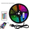 Fita de Luz LED 5V5050Rgb Fita de Luz Colorida 2835 Controle Remoto Aplicativo Bluetooth Música Luz de Atmosfera de Fundo para TV
