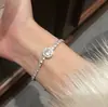 Pulsera Elegante de Alto Nivel con Diseño de Nicho de Diamantes Completos para Mujer 2025 Nuevo Pulsera de Lujo Ligero Exquisita Estilo Ins Moda Joyería
