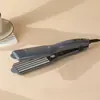 Plancha eléctrica de cerámica con pinza para el cabello, plancha para el cabello, rizador, rizador grande, de doble propósito