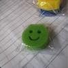 Esponja de Limpeza Mágica com Rosto Sorridente para Venda por Atacado Esponja Imitação de Bucha Colmeia Doméstica Cozinha Panela e Tigela Escova de Limpeza Fácil de Limpar