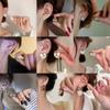 Lote Misto de Brincos Simples de Pérola Coreana, Tarraxas Estilo Tiktok, Brincos Versáteis Retrô Atacado, Joias para Mulheres