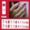 Moda Europa e Estados Unidos comércio exterior unhas postiças primavera e verão novas garotas quentes usam armadura Leopard Flash fatias de unha doces e legais atacado