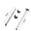 Patas Plegables para Mesa de RV Modificación de Vehículo Remolcable Camión Casa Rodante Cama de Vehículo SUV Montaje Lateral Patas de Mesa Desmontables Barra Colgante