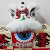 Danza de la Cabeza de León Mascarada de Cabeza de León Danza del León del Sur Accesorio para Actuación de Jardín de Infancia Cabeza de León Pequeña Cabeza de León de Plástico Lana Danza del León Niños León Despertador