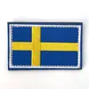 Bandera Bordada Mundial Velcro Islandia Dinamarca y otros países Pegatina de Tela para Bandera Insignia Táctica Mochila Pegatina de Tela Bordada