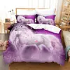Ropa de cama estampada de animales caballo 3D de tres piezas transfronteriza Amazon Europa y Estados Unidos comercio exterior venta caliente a mapa