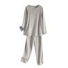 Roupas de casa para mulheres grávidas engrossadas outono e inverno terno para mulheres grávidas roupas de maternidade pijamas soltos para amamentação roupas mensais para mulheres grávidas