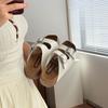 Sandálias Boken Toast para Mulheres 2025 Toast Novo Estilo de Verão Chinelos Slip-On de Solado Grosso Sandálias de Tira Única para Praia e Exterior