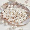 Perlas de Concha Naturales, Perlas Mabe Blancas, Cuentas Sueltas para Pulseras, Collares y Accesorios de Joyería Hechos a Mano con DIY