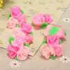 Accesorios de Flor de Arcilla Blanda de 25 mm para Manualidades Estilo Vintage Adornos para el Cabello Pasadores Materiales de Decoración para Fundas de Teléfono Móvil