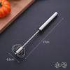 Batidor de Huevos Semiautomático Batidor de Varilla para Huevos Mezclador de Huevos Manual para el Hogar Mezclador de Fideos Mezclador de Fideos de Acero Inoxidable