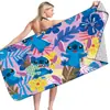 Toalla de playa para niños punto toalla de baño material de microfibra absorbente secado rápido a prueba de arena comercio exterior transfronterizo caliente