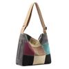 Bolso de Hombro Tote de Lona con Empalme Bolso de Mujer Mejor Amiga Recomienda Bolso con Correa de Hombro Ancha Bolso Retro con Cremallera