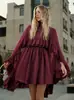 DZ Conjunto de dos piezas de vestido de gasa elegante de primavera/verano nuevo transfronterizo europeo y americano con camisola interior de moda